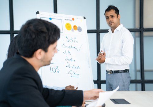 Expert providing tender consultancy services and bid submission guidance during a professional training session